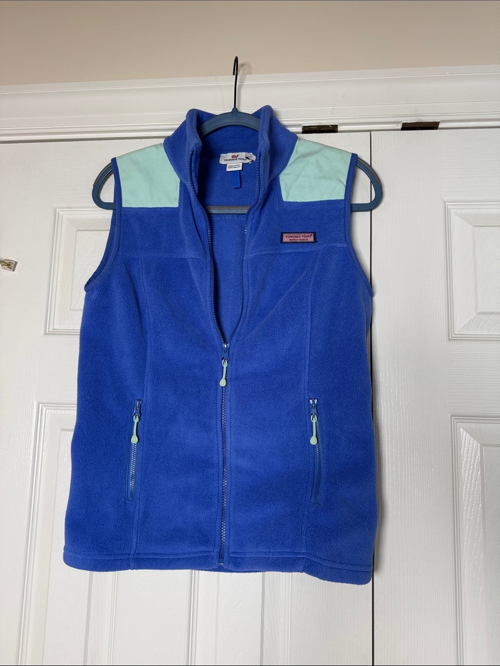 Vineyard Vines Colorblock Harbor Fleece Vest Style 200109 size XS